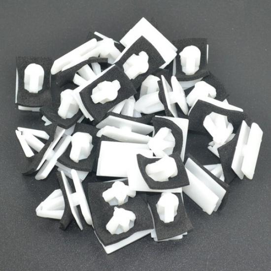 25PCS New Rocker Panel Moulding Clips Retainers For Ford W715201-S300