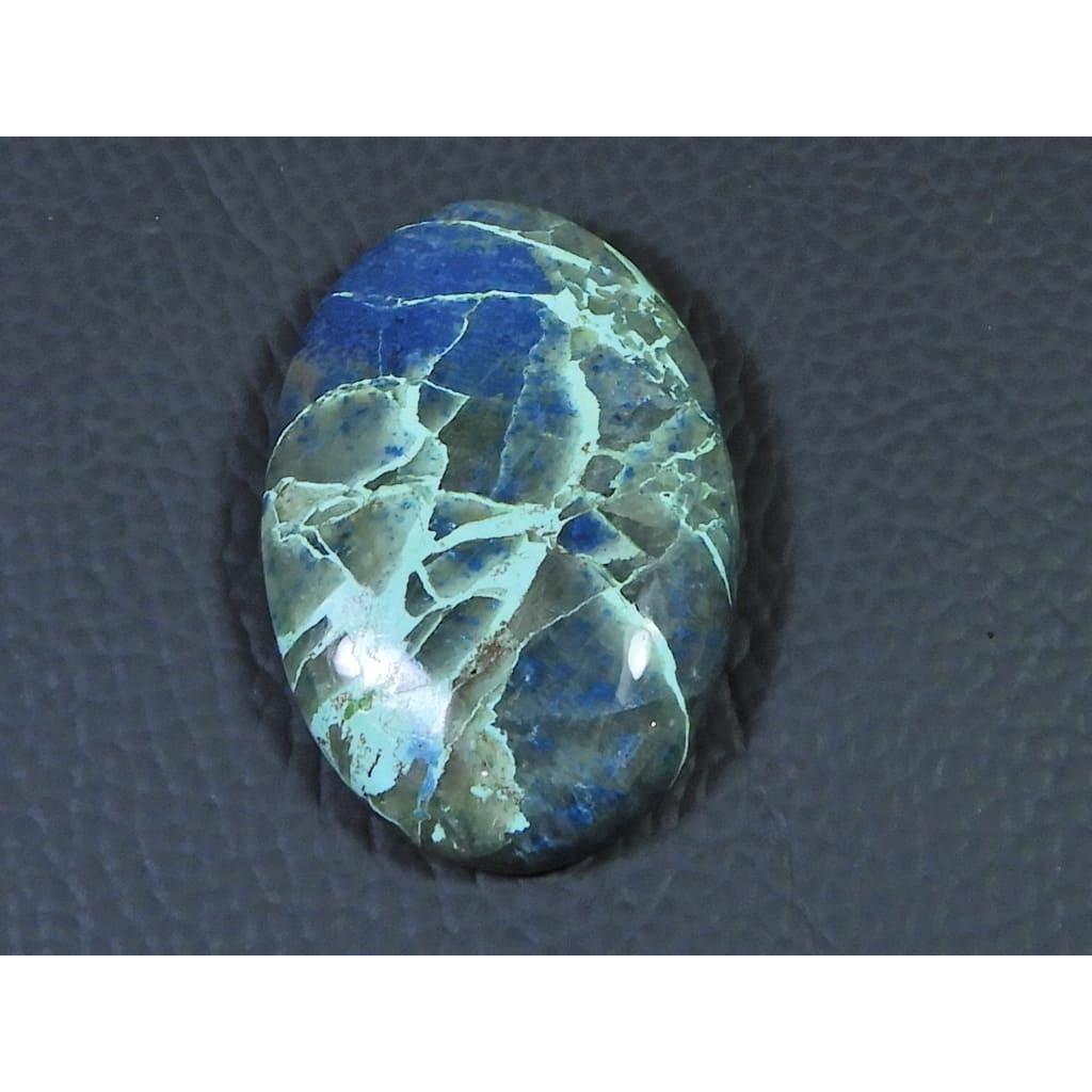 38X25X7MM Natural Shattuckite Oval Cabochon Loose Designer Gemstone 64Cts. D-281