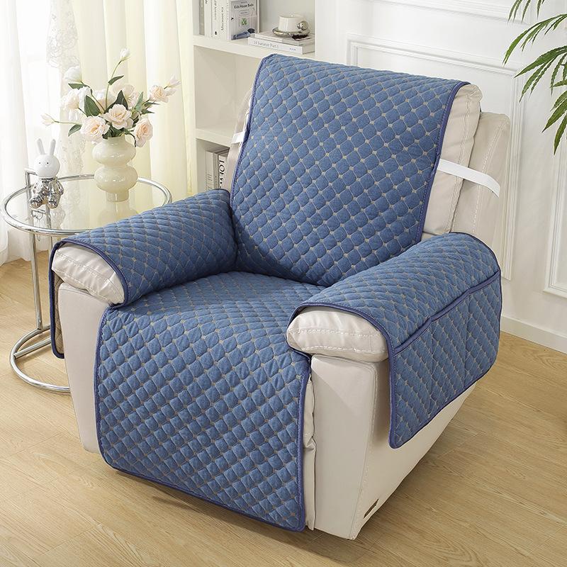 Simple Linen Sofa Cushion Four Seasons Single Manicure Sofa Cover Integrated Cover Cloth