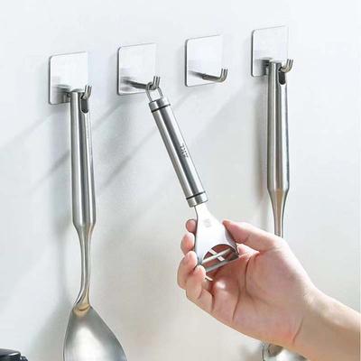 1 pz Gancio da parete in acciaio inox Portasciugamani da parete Appendiabiti multiuso per asciugamani Vestiti Cappotti Chiave Accessori per il bagno