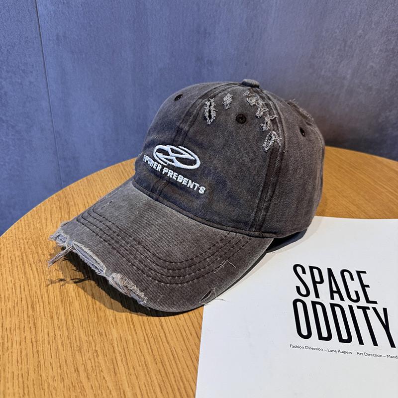 Fashion Broken Urban Hole Baseball Cap Women Sun Hat With Material Breathable