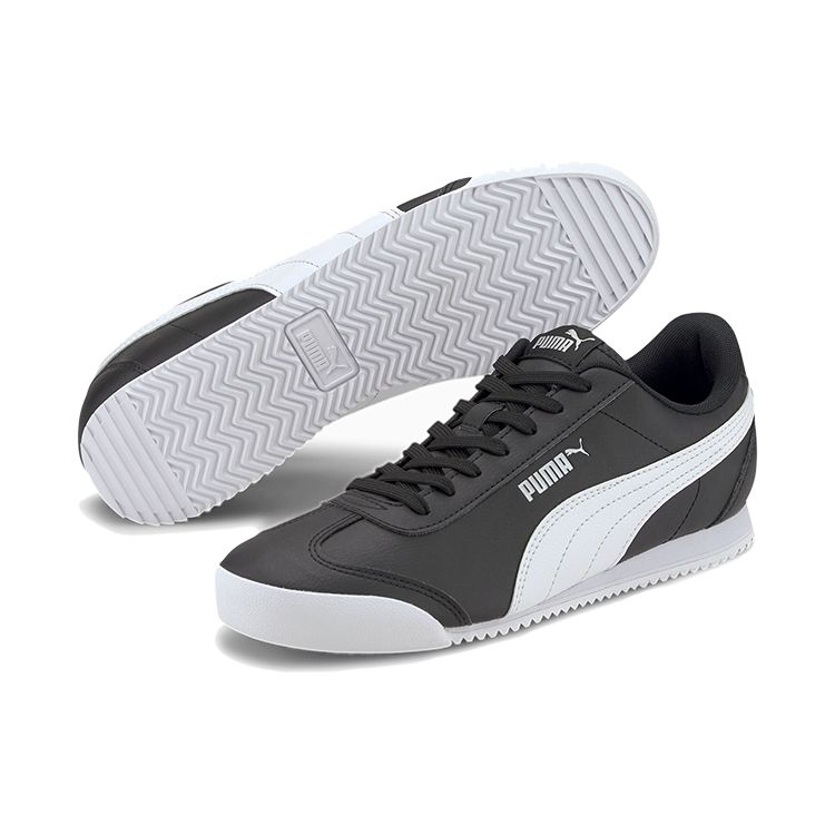 Puma Turino Fsl Synthetic Leather Comfortable Lightweight Durable Casual Shoes Unisex Sneakers White Black 372861-03