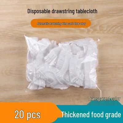 ZISIZ Drawstring Disposable Tablecloth