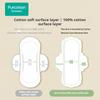 Cotton Night Sanitary Napkins 420mm, 2 Packs of 3 Pieces, 6 Napkins Total