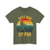 Best Dad By Par Shirt, Father's Day Golfer Golfing Lovers Men Dad T-shirt