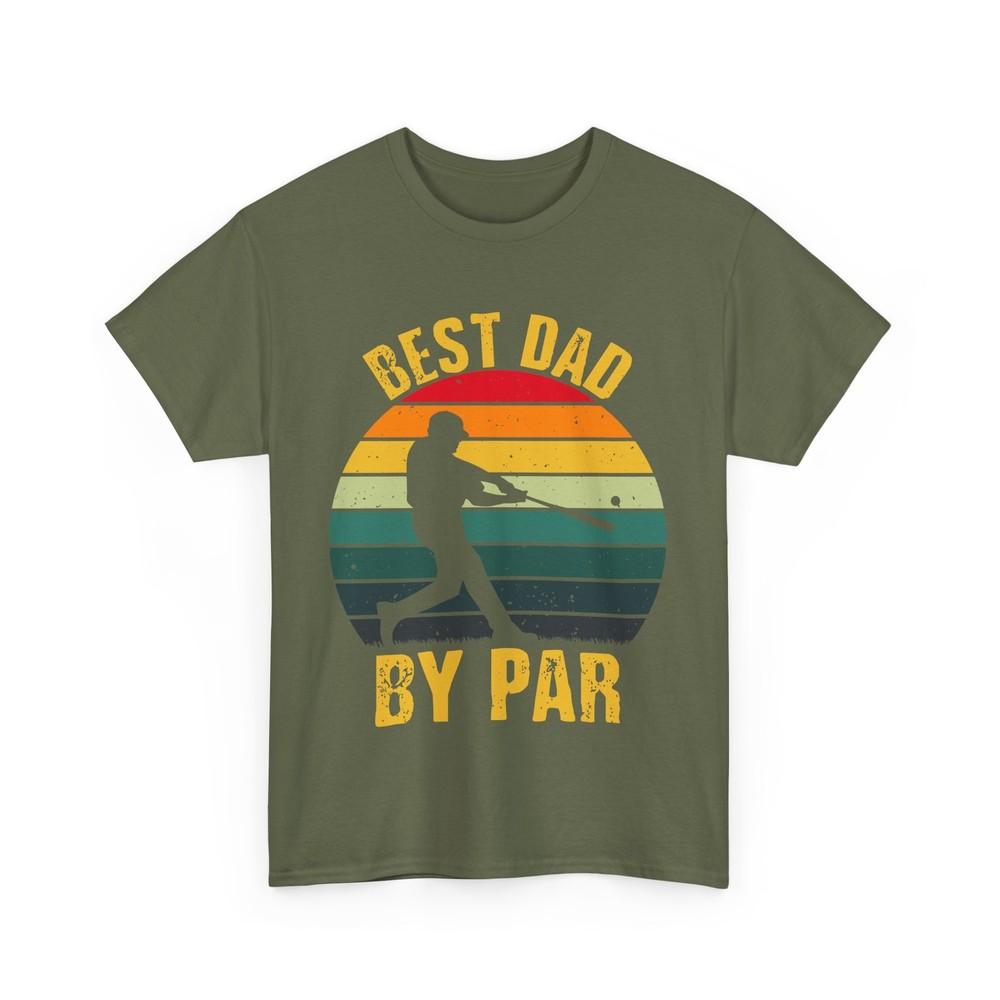 Best Dad By Par Shirt, Father's Day Golfer Golfing Lovers Men Dad T-shirt