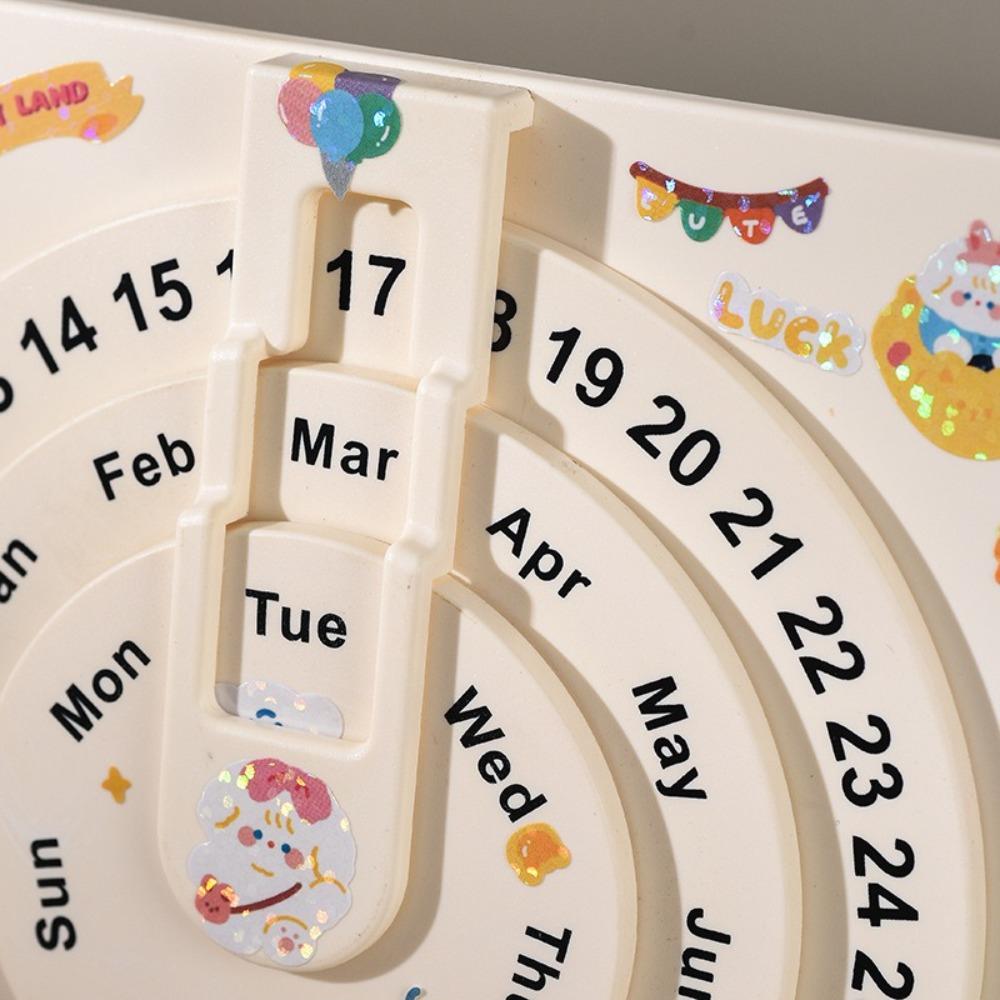 Handmade Rotating Calendar Personality Desk Calendar  College Entrance Examination