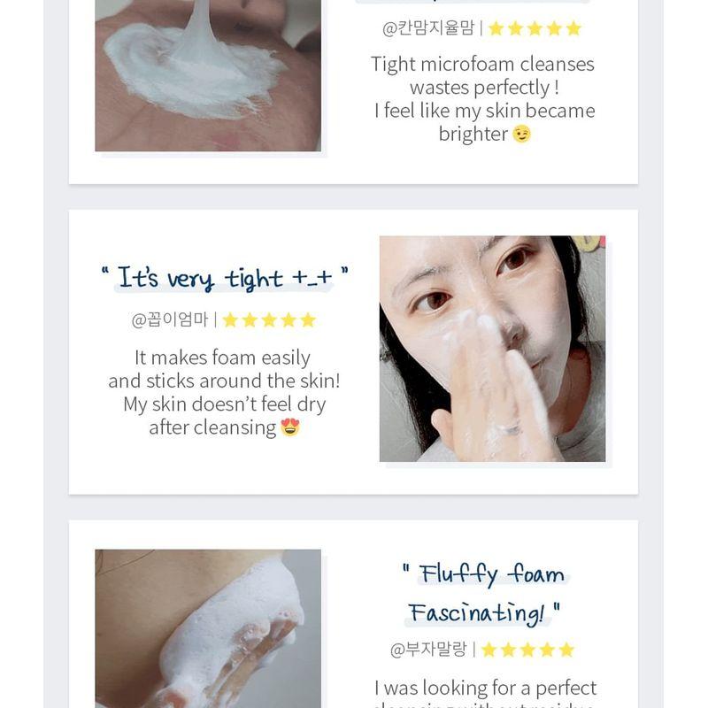 WellDerma Sapphire Low Molecule Collagen Perfect Cleansing Foam