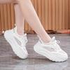 Mesh Breathable Sneakers 2025 Spring and Summer Dad Shoes New Versatile Thick Soles Heightening Super Hot Casual Shoes