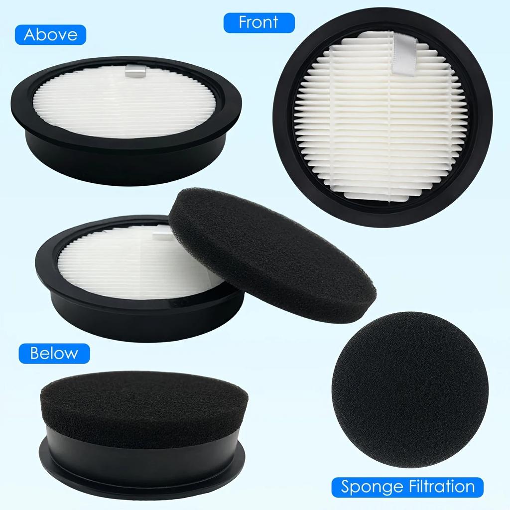 HOMETIMES Hepa Filter Only for Laresar Elite 3 Battery Vacuum Cleaner