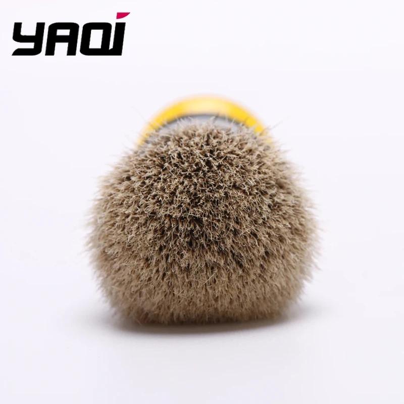 YAQI 22MM Sagrada Familia Two Band Badger Hair Resin Handle Men Wet Shave Brushes And a Shaving Soap Set