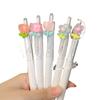 Office School Supplies Cute Flower Press Pen Student Quick Drying Neutral Brush Question Head High Quality Girly Heart Kawai