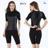 Womens 2mm Neoprene Short Sleeve Pants Wetsuit Snorkeling Diving Swimming Warm Water Sports