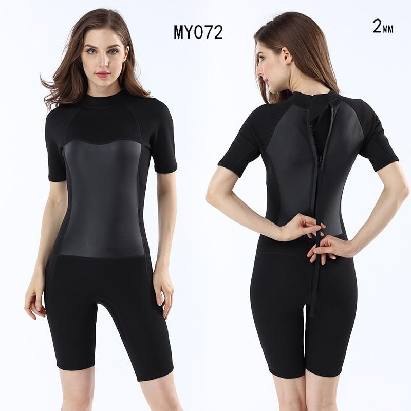Womens 2mm Neoprene Short Sleeve Pants