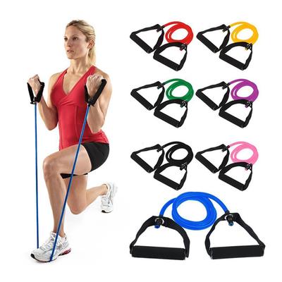 120 cm elastische Widerstandsbänder, Yoga-Seil, Fitness, Workout, Sportbänder, Yoga, Gummi, Zugzug