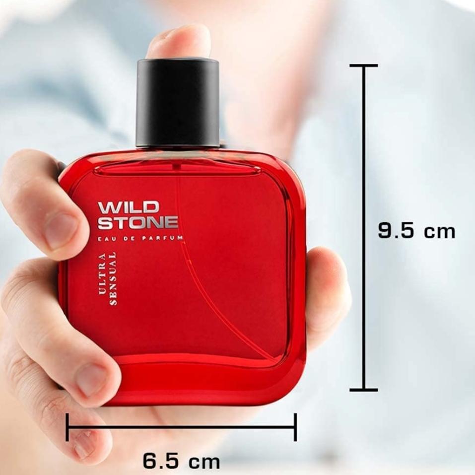 Wild Stone Ultra Sensual Long Lasting Perfume for Men, 50ml, A Sensory Treat for Casual Encounters, Aromatic Blend of Masculine Fragrances