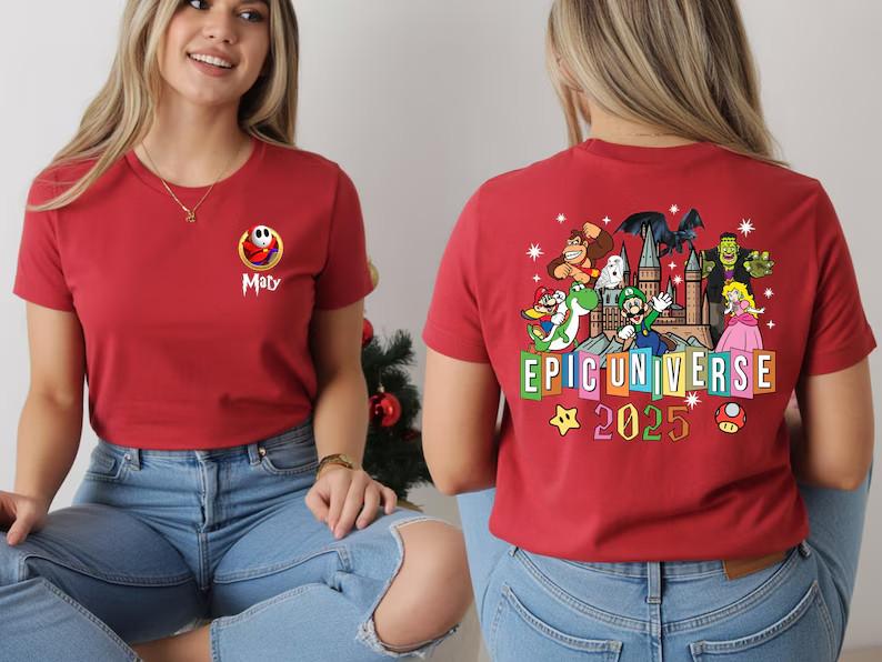 Personalized Epic Universe 2026 Shirt Family Universe Park Trip Tee Epic Unive XXXXL