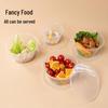 Thickened Disposable Round Food Containers with Lids