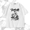 Sword Wind Legend Berserk Men's Printed T-shirt Short Sleeve T-shirt Men 100% Cotton Loose Comfortable Trend Top Summer Wear