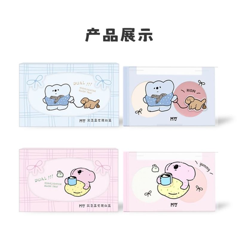 MYY - Koala Series Two-Color High Gloss Blush - 4 Colors
