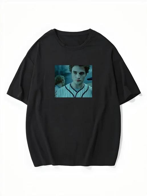 Oversized T-shirt with a Twilight print 3XL