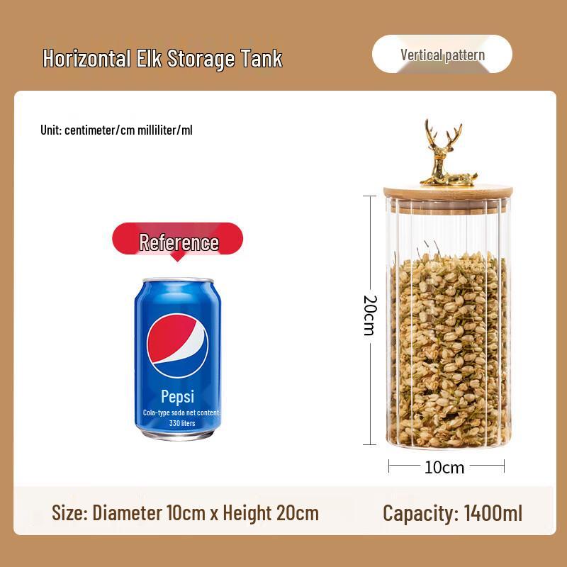 Zhi Shi High Borosilicate Glass Storage Jars