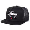 Unisex Mama TRIED Embroidery Hip-hop Net Hats Spring Summer Outdoor Adjustable Casual Baseball Caps Trucker Caps Sunscreen Hat
