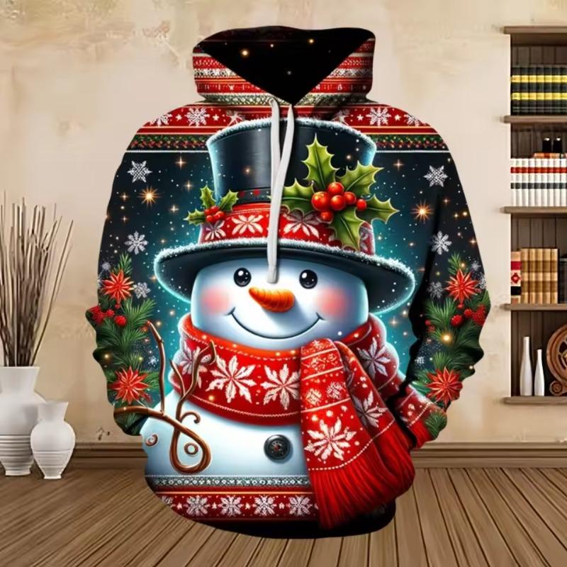 

Christmas Themed 3D Printed Men s Women s Hoodies Casual Comfortable Autumn Winter Long Sleeved Hoodies 6XL