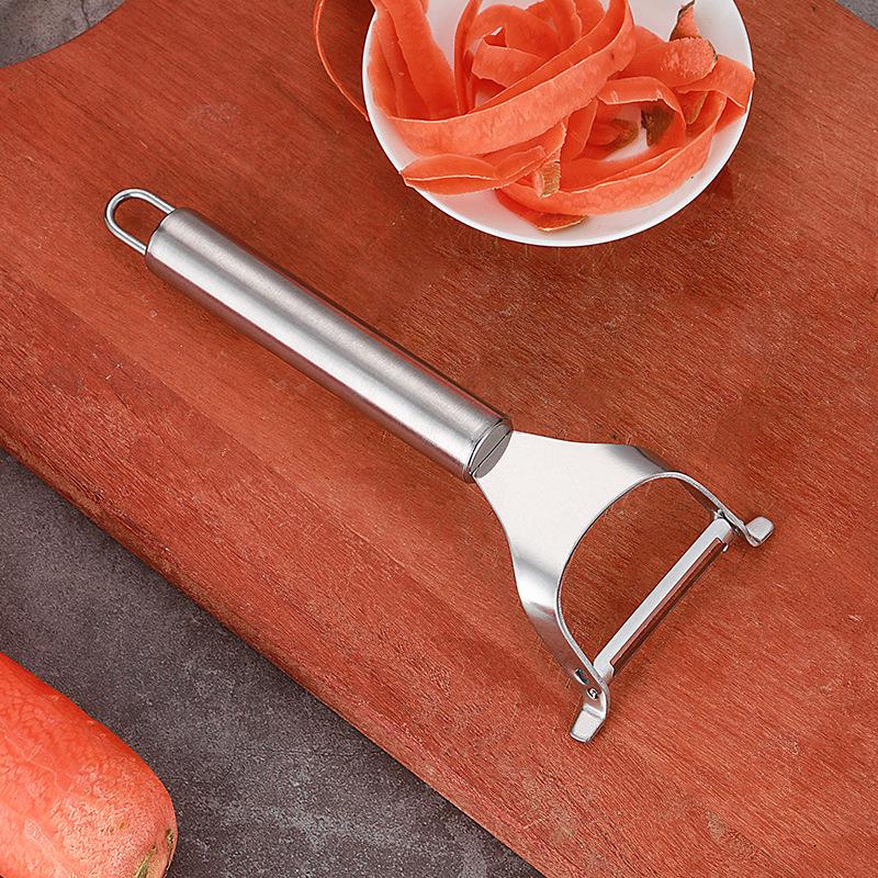 Stainless Steel Multi-Use Peeler for Melons, Fruits, and Vegetables