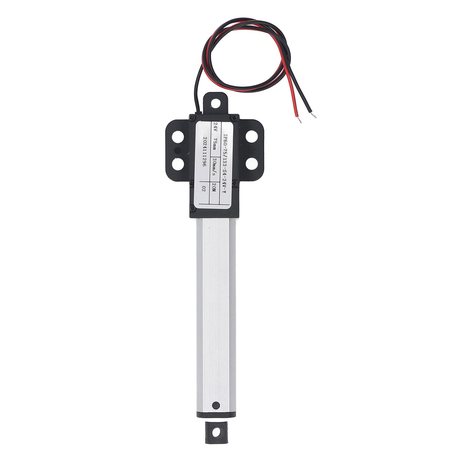 

Mini Linear Actuator with Wings 24V DC Automatic Telescopic Electric Linear Actuator 20N Thrust