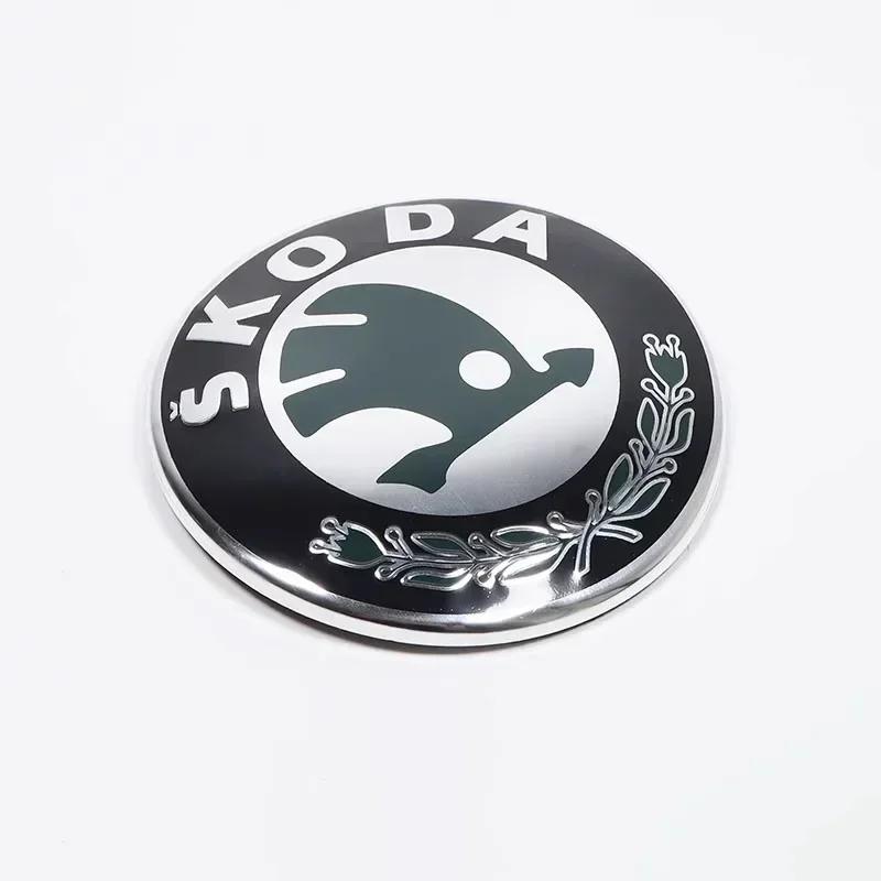 80mm/90mm/100mm Front- und Heckembleme für SKODA Octavia Fabia Superb Rapid Scala Yeti Kodiaq Karoq Kamiq