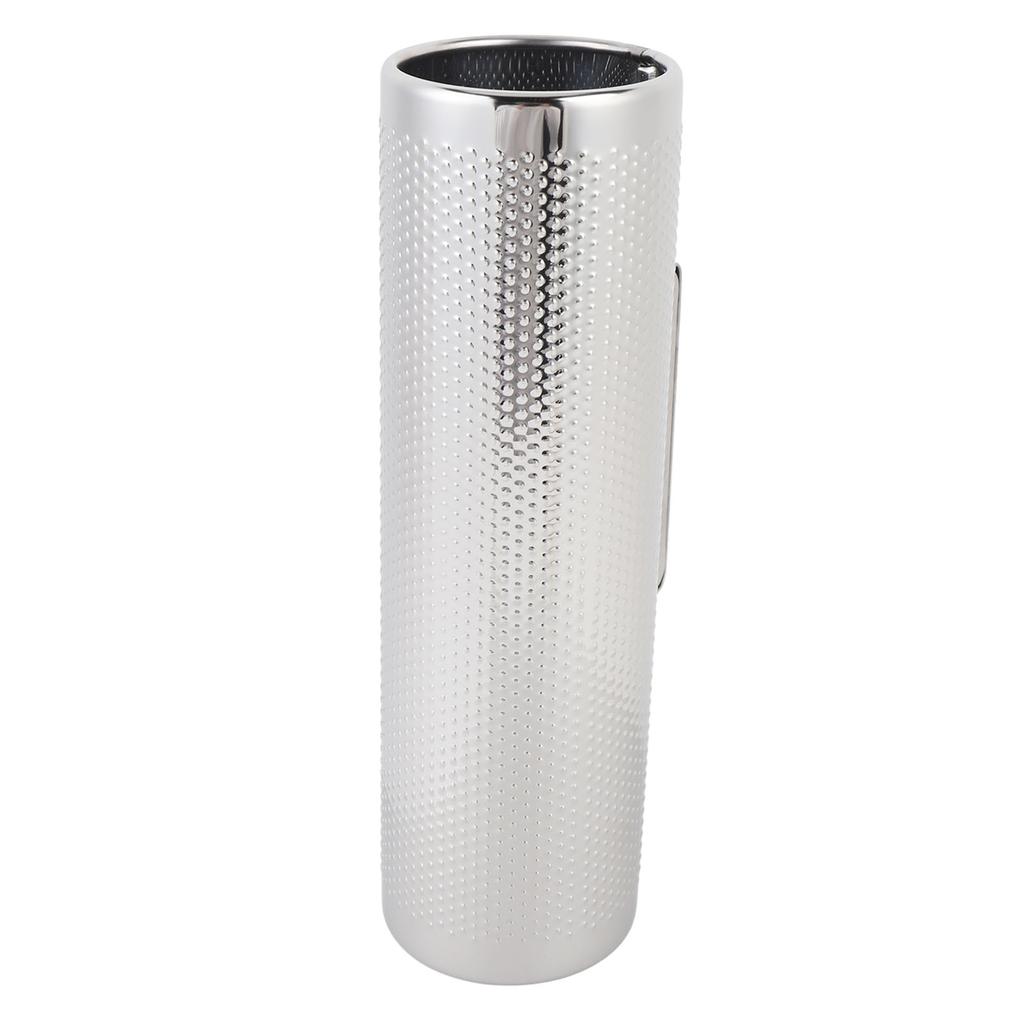 Metal Guiro Shaker with Scraper Handheld Guiro Musical Instrument for Jazz Band Concert Live