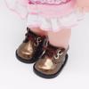 1 Pair Play House Dress Up 5.5*2.8cm Ob11 Doll Sandals Handmade DIY 12 Doll PU Shoes Fashion OB11 Leather Shoes Doll