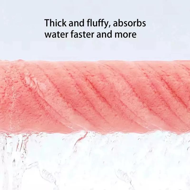 Mode 2PC Frauen Lange Haare Schnelltrocknendes Haar Handtuch Weiche Mikrofaser Duschhaube Handtuch Badehüte