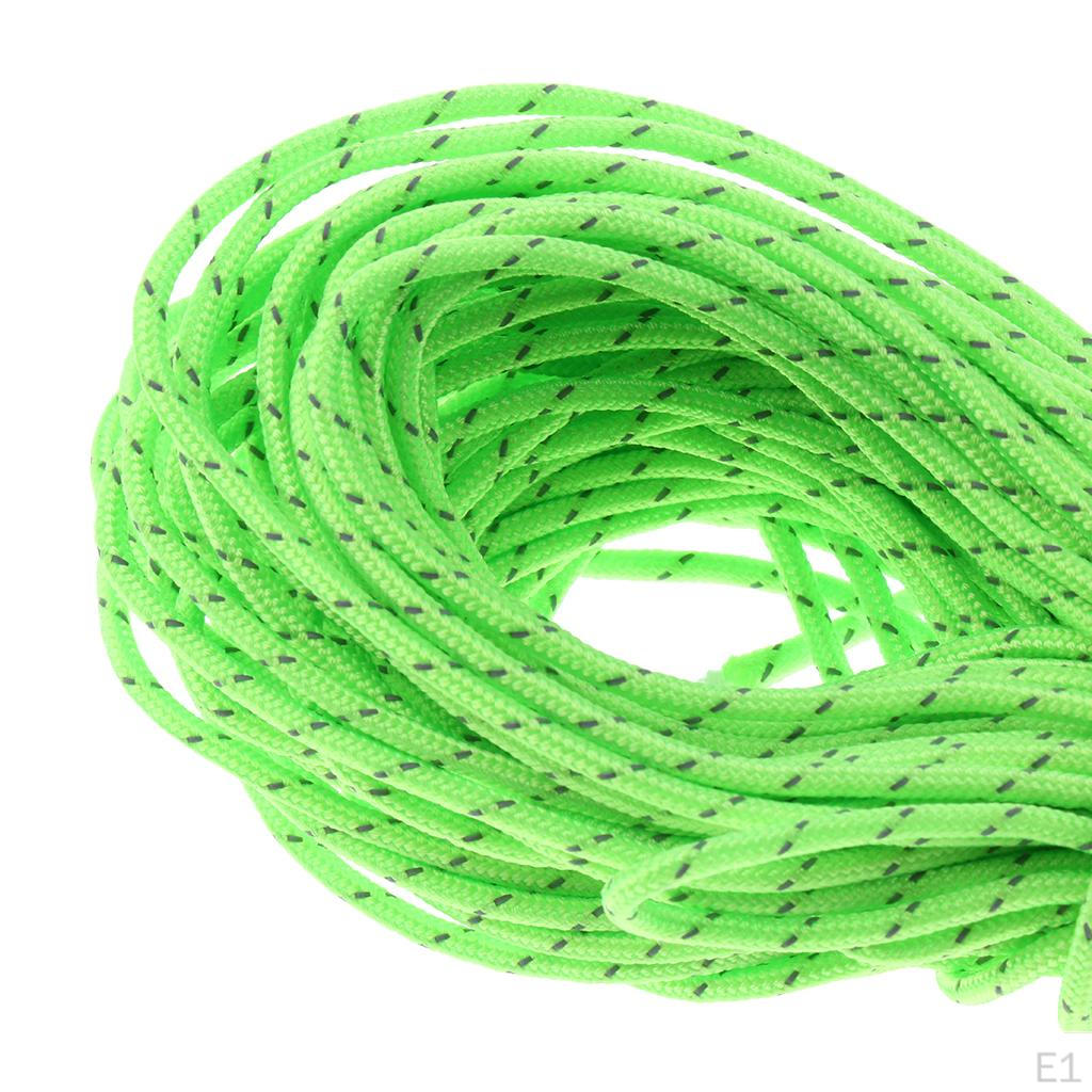 Camping Tent Reflective Rope Runners Guy Line Cord 50