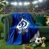 Dynamo Moscow Football Club Blanket Flannel Throw for Sofa, Indoor, Camping, Living Room, Office, Chair, And Bed Soft Birthday Gift