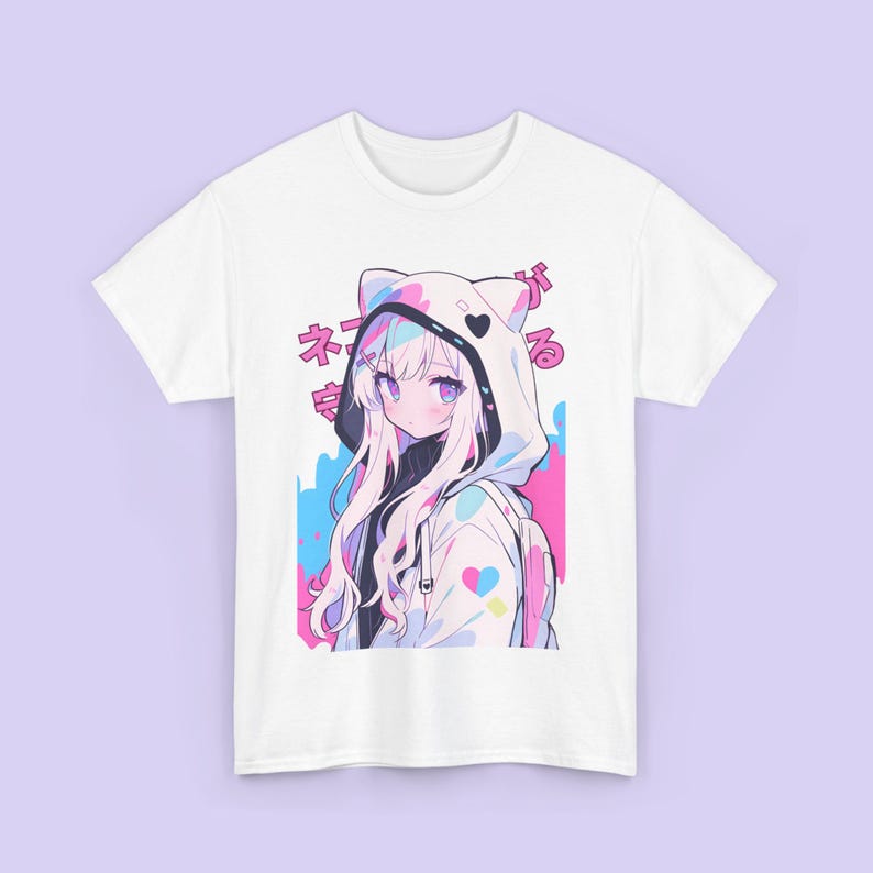 Summer Animestyle Sweet Girl Street Fashion Loose Cotton Shortsleeve Tshirt Daily Sports Casual Style