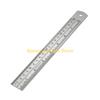 F26C Double Side Metric Royal Ruler Steel Construction for Accuracy Measurement