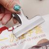 8PCS Stainless Steel Food Packages Clamp Round Corner Office Ticket Clip Photo Clip  Painting