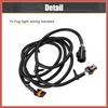 ACROPIX Fog Light Jumper Wiring Harness for Dodge for Ram 3500 2010 for Ram 2500 3500 4500 5500 2010-2018 Replace 68046303AC Car Parts