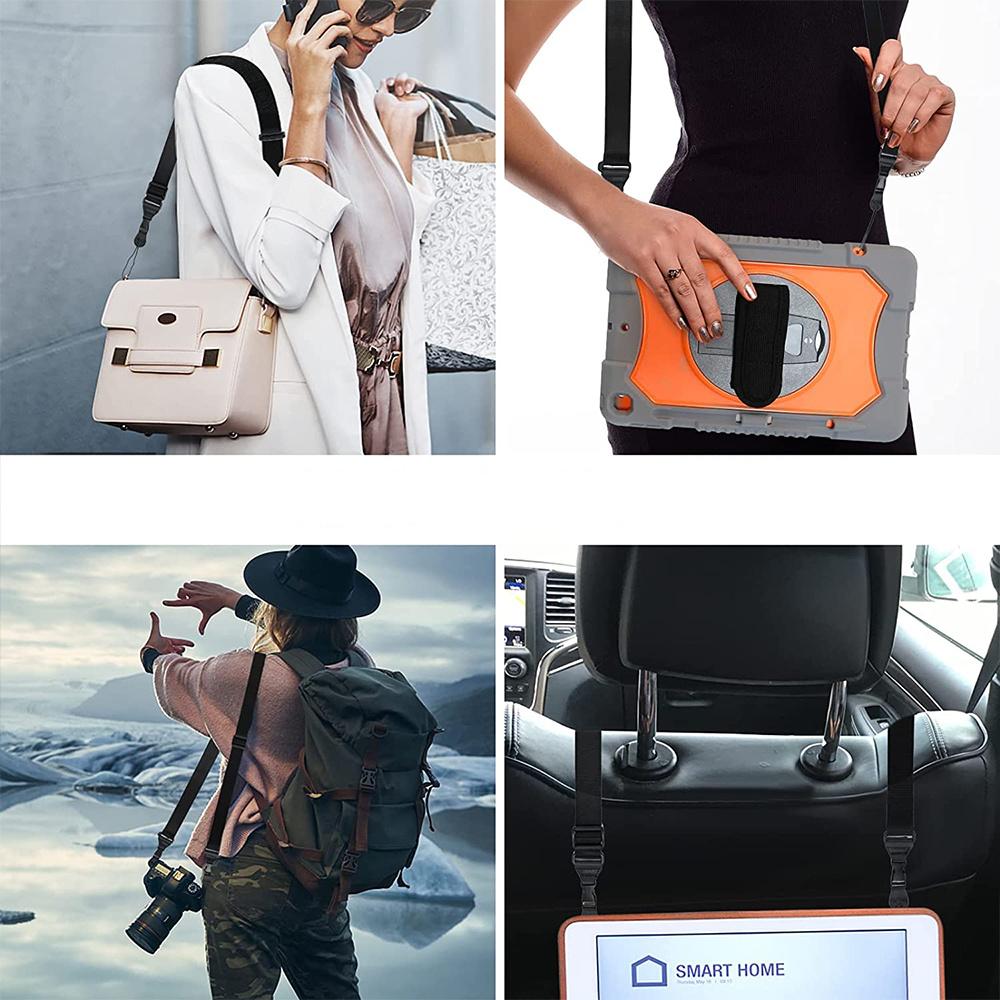 Universal Adjustable Tablet Shoulder Strap, Black