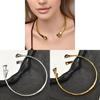 Spanish Openclosure Chain Collar Jewelry With Gold Silver Finish For Womens Accessories