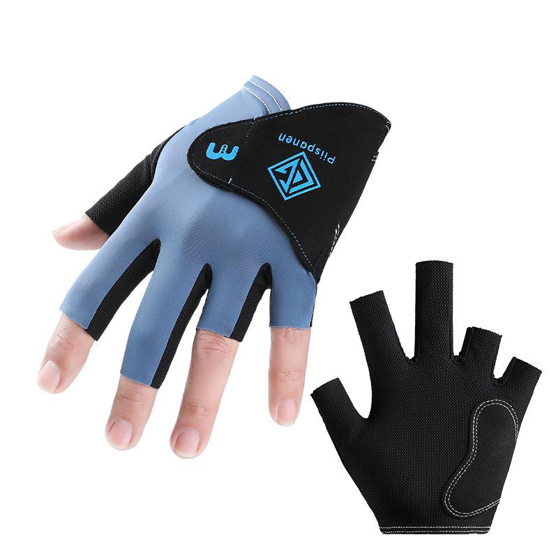 Billiards Gloves High End Three Finger Gloves with Finger Exposed Anti Slip Wear Resistant Ice Silk Breathable