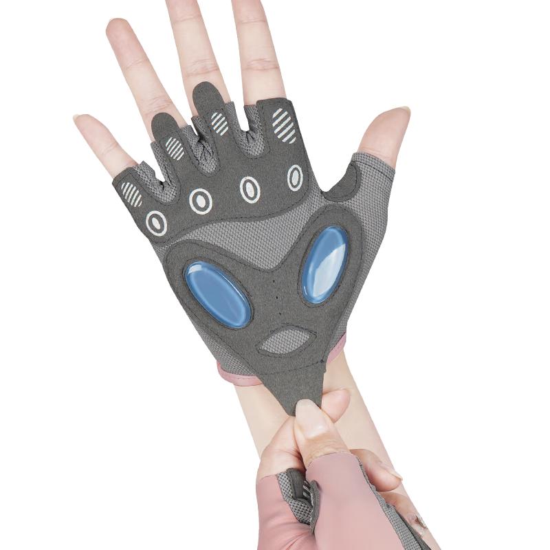 NAILEKESI Half-Finger Fitness Sports Gloves One Size