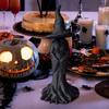 Witch Statue Spooky Halloween Decoration for Bedroom Entrance Festival Party