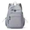Neuer Rucksack mit kontrastierendem Karomuster, Retro-Pendler-Computer-Rucksack, Studenten-Rucksack mit großem Fassungsvermögen