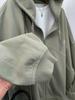 Extra Large 300lb Zippered Hooded Cardigan Sweatshirt Jacket Women Spring Loose Beanie