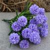 1 Branch Faux Flower No-watering Fresh-keeping 7 Heads Indoor Outdoor Elegant Fake Hydrangea Flower Party Decor