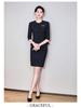 Women's Mid-Sleeve Professional Two-Piece Set for Spring/Summer/Autumn