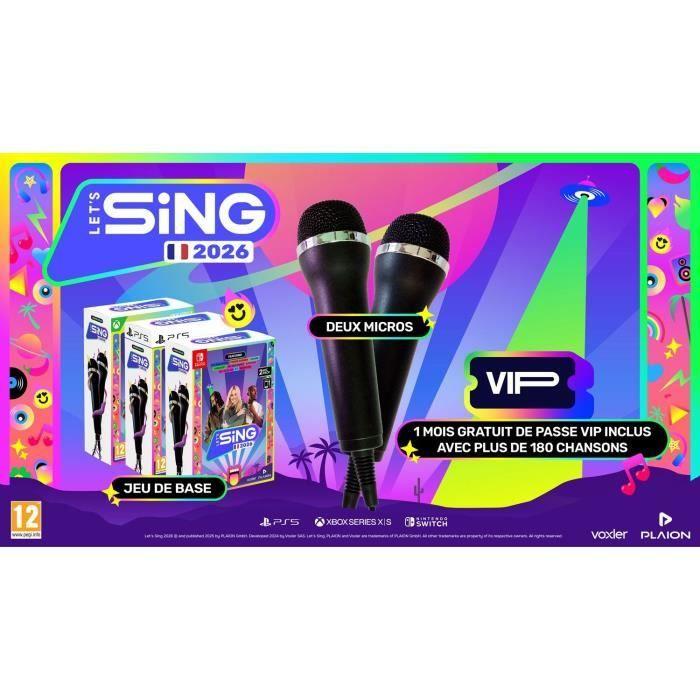 Let's sing 2026 + 2 Micros - Jeu PS5